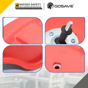Miniatur galeri GOSAVE Convex Mirror Cermin Tikungan Jalan Raya Parkiran Gudang Bahan ABS PC Tahan Pecah Tahan Cuaca