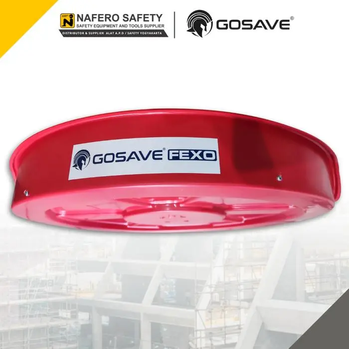 GOSAVE Convex Mirror Cermin Tikungan Jalan Raya Parkiran Gudang Bahan ABS PC Tahan Pecah Tahan Cuaca
