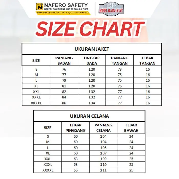 Jas Hujan RF ECO Jas Hujan Bahan Karet PVC Polyester Ringan Multifungsi Untuk Proyek Lapangan & Kendaraan Warna
