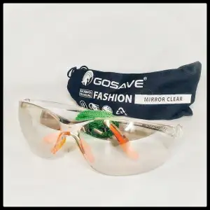 Galeri KACAMATA SAFETY APD FASHION MIRROR CLEAR TALI GOSAVE ANTI UV