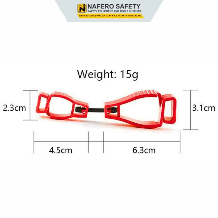 PENJEPIT/GANTUNGAN SARUNG TANGAN GLOVE GUARD CLIP