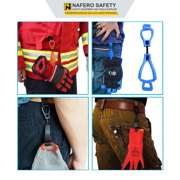 PENJEPIT/GANTUNGAN SARUNG TANGAN GLOVE GUARD CLIP