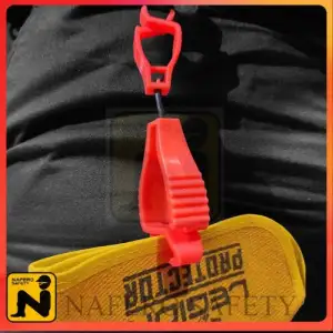 Miniatur galeri PENJEPIT/GANTUNGAN SARUNG TANGAN GLOVE GUARD CLIP