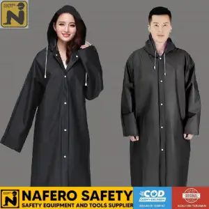RHODEY Jas Hujan Premium Portable Poncho Anti Rembes Dewasa EVA Waterproof Raincoat