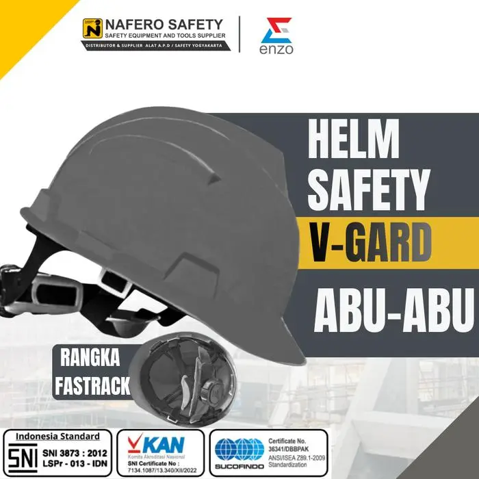 HELM SAFETY PROYEK FASTRACK PUTIH KUNING MERAH HIJAU BIRU ORANGE ENZO
