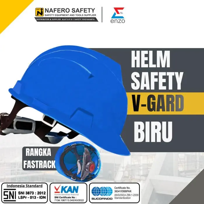 HELM SAFETY PROYEK FASTRACK PUTIH KUNING MERAH HIJAU BIRU ORANGE ENZO