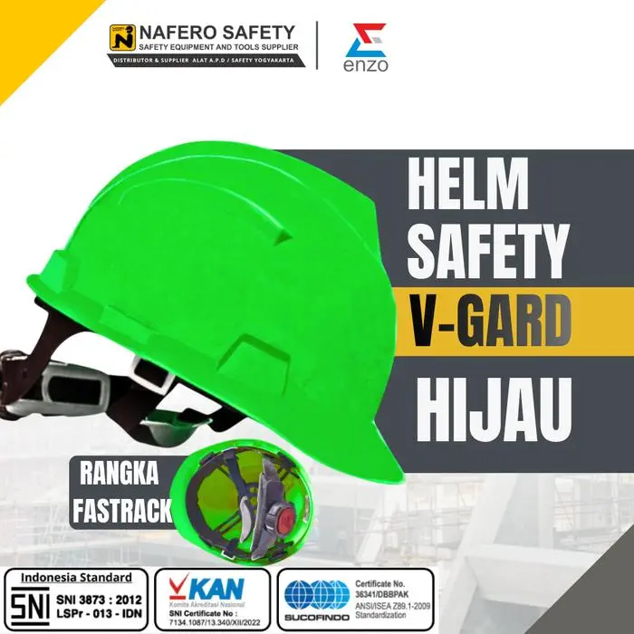 HELM SAFETY PROYEK FASTRACK PUTIH KUNING MERAH HIJAU BIRU ORANGE ENZO