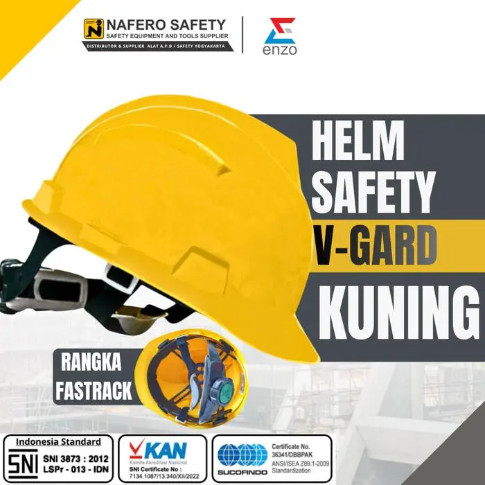 HELM SAFETY PROYEK FASTRACK PUTIH KUNING MERAH HIJAU BIRU ORANGE ENZO